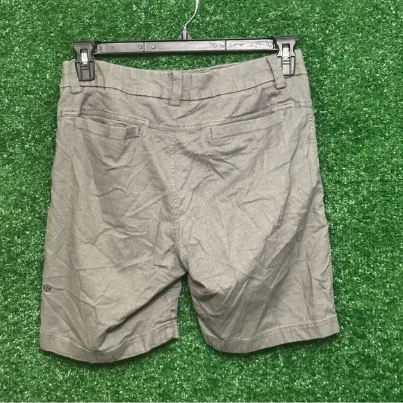Lululemon Athletica Gray Flat Front Shorts - Picture 2 of 7